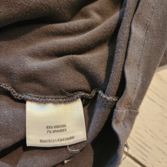 EILEEN FISHER Grey Top Blouse Women's Size Small Long Sleeves Knit Scoop Neck - Picture 8 of 10